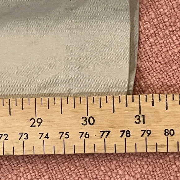 Banana Republic size 2 W31L30.75 rise 8 light beige / natural wm’s pant Trousers - Picture 9 of 16